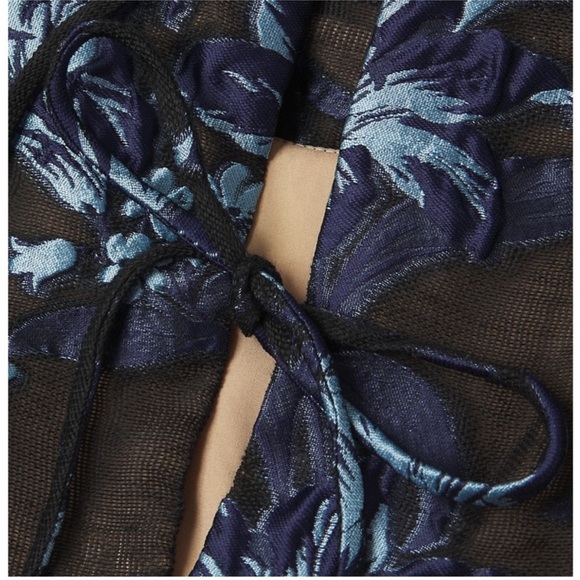 Elliatt Cocktail Minidress Liberty Assent Floral Jacquard Dress Medium - Picture 4 of 4